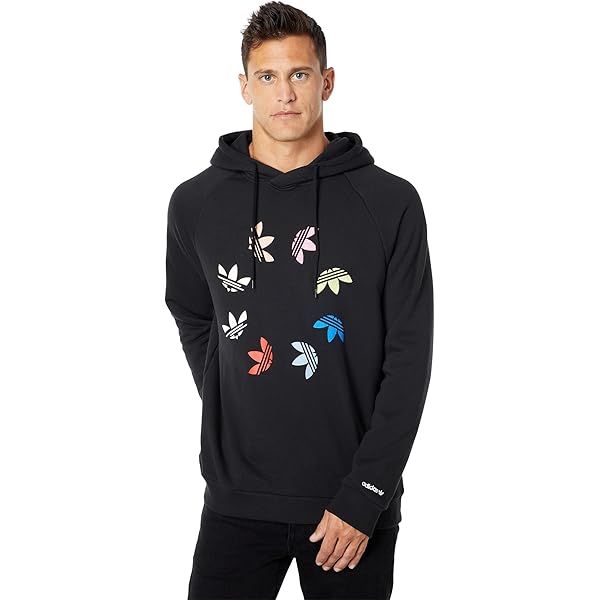 adidas Originals mens Bold Trefoil Hoodie Hooded Sweatshirt